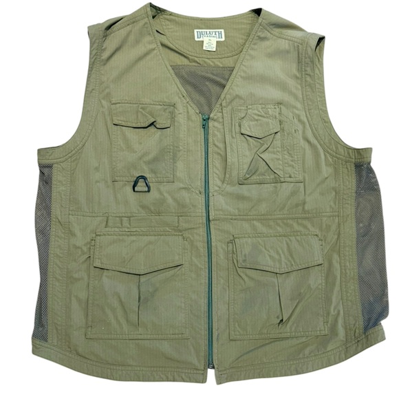 Duluth Trading Co Men’s XL Olive Outdoor Vest - Picture 1 of 6